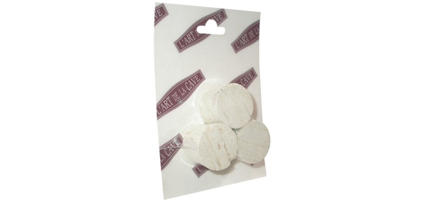 Bonde en liège - diamètre 45 mm - lot de 3