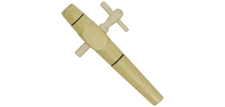 Robinet en bois 7,5 pouces - embout de diamètre 22 mm