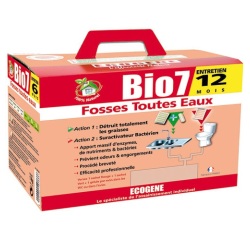 Bio 7 - Fosses toutes eaux - entretien 12 mois