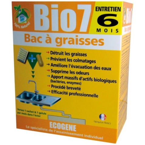 Bio7 entretien bacs à graisses 6 doses