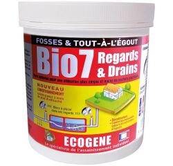 Entretien regards et drains Bio7 - fosses septiques et tout à l'égout x 4