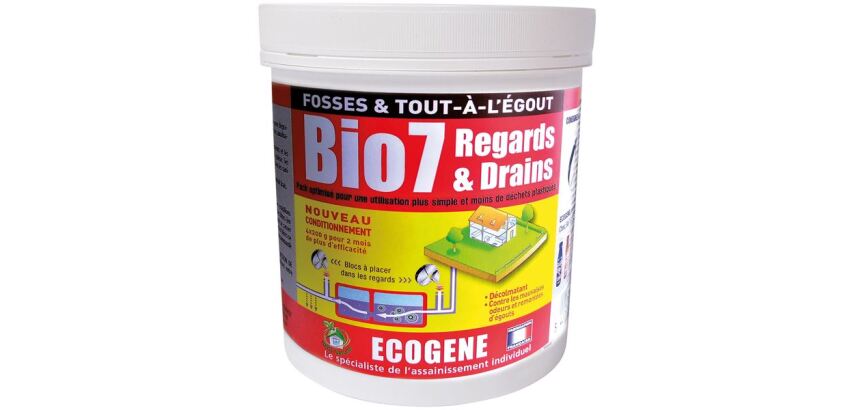 Entretien regards et drains Bio7 - fosses septiques et tout à l'égout x 4
