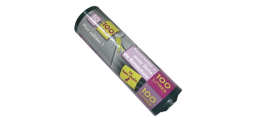 Sac poubelle renforcé 100 L X 10