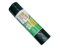 Sac poubelle avec poignées coulissantes 100 L x 10