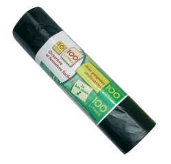 Sac poubelle avec poignées coulissantes 100 L x 10