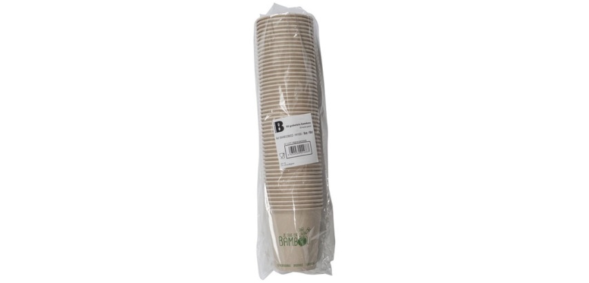 Gobelet en bambou 18 CL - Lot de 50