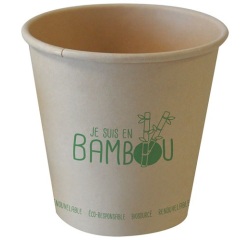 Gobelet en bambou 25 cl - Lot de 50