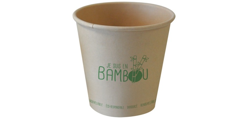 Gobelet en bambou 25 cl - Lot de 50