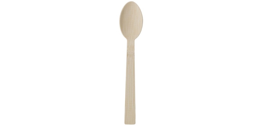 Cuillères en bambou - Lot de 10