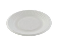 Assiette jetable carton blanc 18 cm - Lot de 50