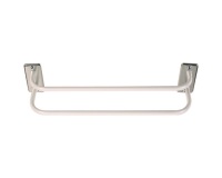 Porte-serviette - 2 barres - fixation murale - L : 50 cm - P : 12 cm - H :