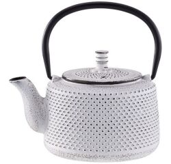 Théière 0.8 L en fonte Blanche - Jito