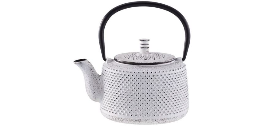 Théière 0.8 L en fonte Blanche - Jito