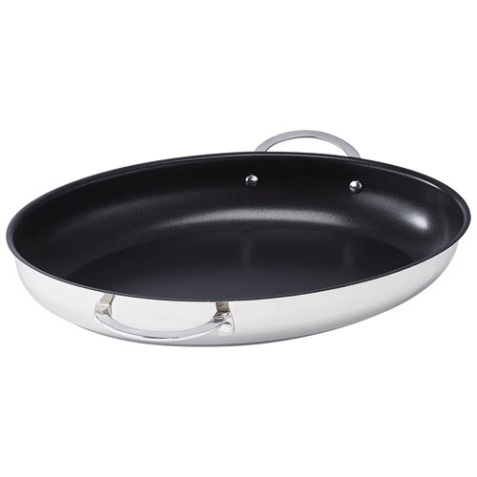 Poêle à poisson ovale 37.5 cm