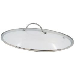 Couvercle ovale pour poêle à poisson