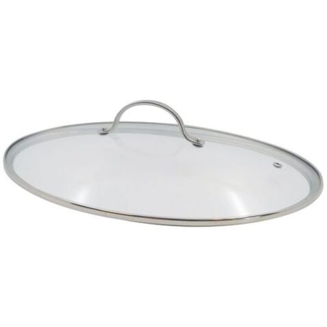 Couvercle ovale pour poêle à poisson
