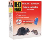 Appât bloc - rats et souris - 240 g - 14 blocs de 20 g