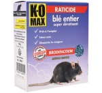 Appât céréales - raticide - blé entier - super dératissant - 140 g