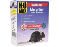 Appât céréales - raticide - blé entier - super dératissant - 140 g