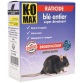 Appât céréales - raticide - blé entier - super dératissant - 140 g - 7 sach