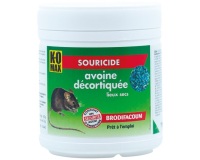 Appât céréales - souricide - avoine décortiquée - 40 g - 2 sachets de 20 g