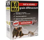 Appât 3 céréales - rats et souris - grain difénacoum - 150 g - en sachets-d