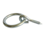 Anneau à visser - D50 - zingué blanc