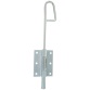 Verrou baïonnette à visser - D14 - L : 250 mm - platine - 90 X 66 x 1 mm -