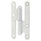 Paumelle de Paris bois bouts ronds - droite - H 140 mm - l : 55 mm - zingué