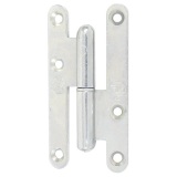 Paumelle de Paris bois bouts ronds - droite - H 80 mm - l :  40 mm - zingué