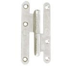 Paumelle de Paris bois bouts ronds - droite - H 110 mm - l : 55 mm - zingué