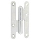 Paumelle de Paris bois bouts ronds - gauche - H 110 mm - l : 55 mm - zingué