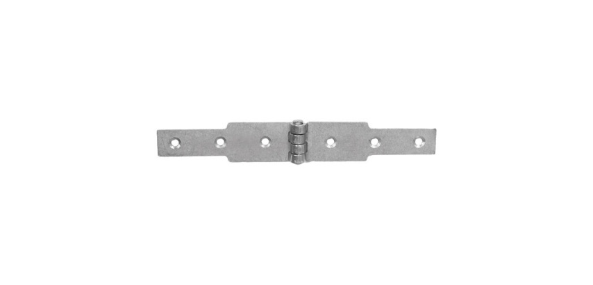 Charnière à congés - bout carré - L : 200 mm - 100 x 30 x 2.5 mm - zingué b