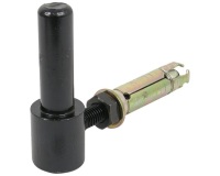 Gond à visser - cheville métal M10 - D16 - L : 85 mm - noir