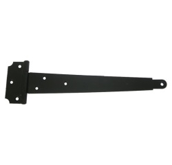 Penture anglaise - L : 200 mm - fixation murale - 42.7 x 2 mm - noir
