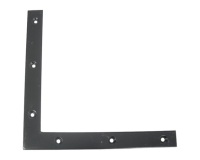 Equerre découpée fraisée - 220 x 24 x 3 mm - noir