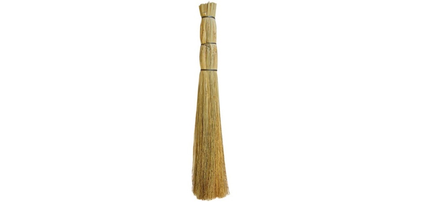 Balayette paille ronde - 3 liens - 48.5 cm - S 32.5 cm