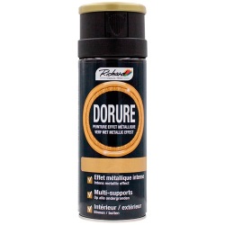 Bombe peinture effet métalique - multi-supports - 400 mL - dorure