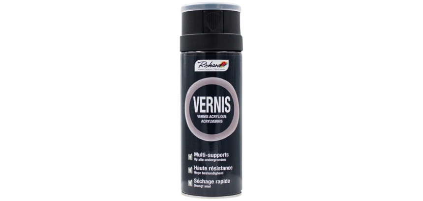 Bombe vernis Multi-supports Brillant 400 ml - Transparent