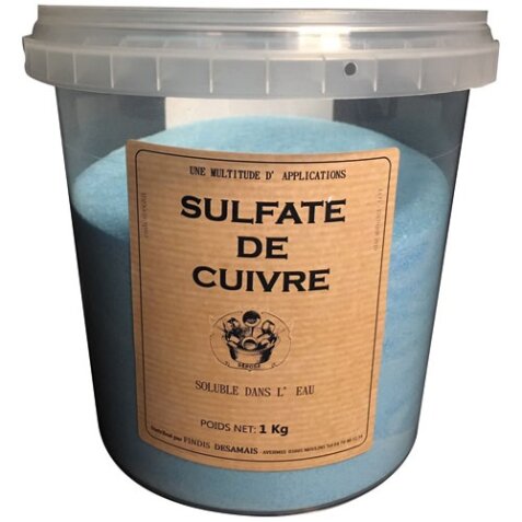 Sulfate de cuivre 1 kg