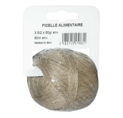 Ficelle lin écru 3.5/2 50gr