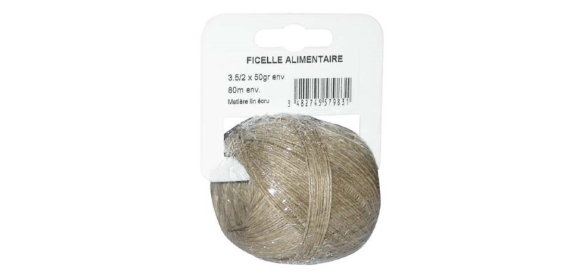 Ficelle lin écru 3.5/2 50gr