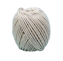 Corde en coton câblé 2.5 mm - pelote - 100 g - L: 30 m