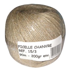 Ficelle chapeliere 200gr 1.5/3