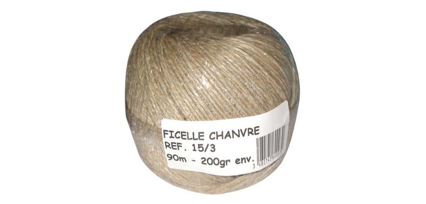 Ficelle chapeliere 200gr 1.5/3