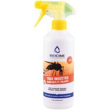 Insecticide Tous insectes rampants et volants Biocome - Spray de 500 ml