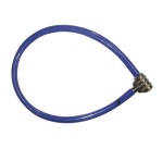 Câble antivol - rigide - à combinaison - 3 chiffres - 55 cm x 6 mm - colori