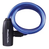 Câble antivol  - à clé - 1.8 m x 8 mm - coloris assortis