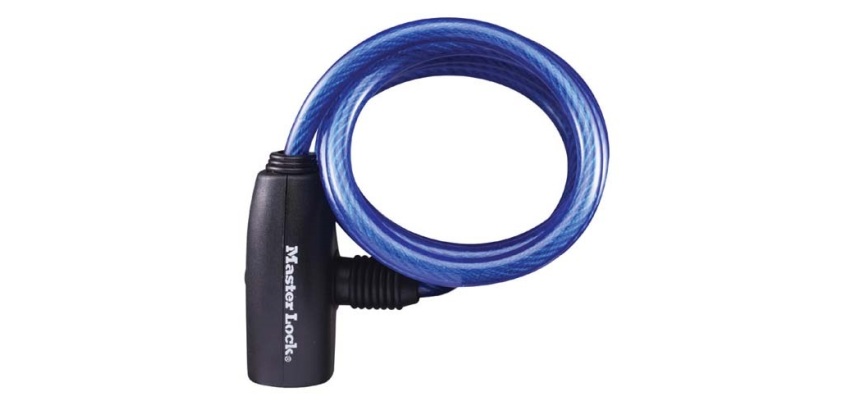 Câble antivol  - à clé - 1.8 m x 8 mm - coloris assortis