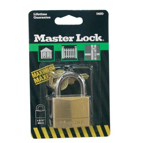 Cadenas à clé en laiton Master Lock - largeur 40 mm